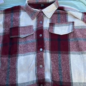 Red and white flannel